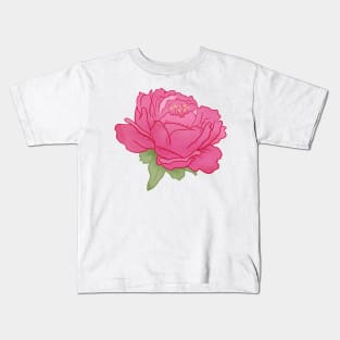 Peony Kids T-Shirt